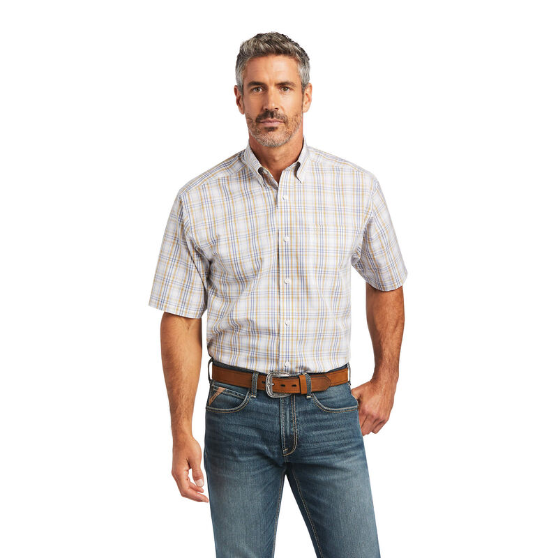 Ariat Hemden Herren - Wrinkle Free Evander Classic Fit Weiß ( TQCSX-8957 )